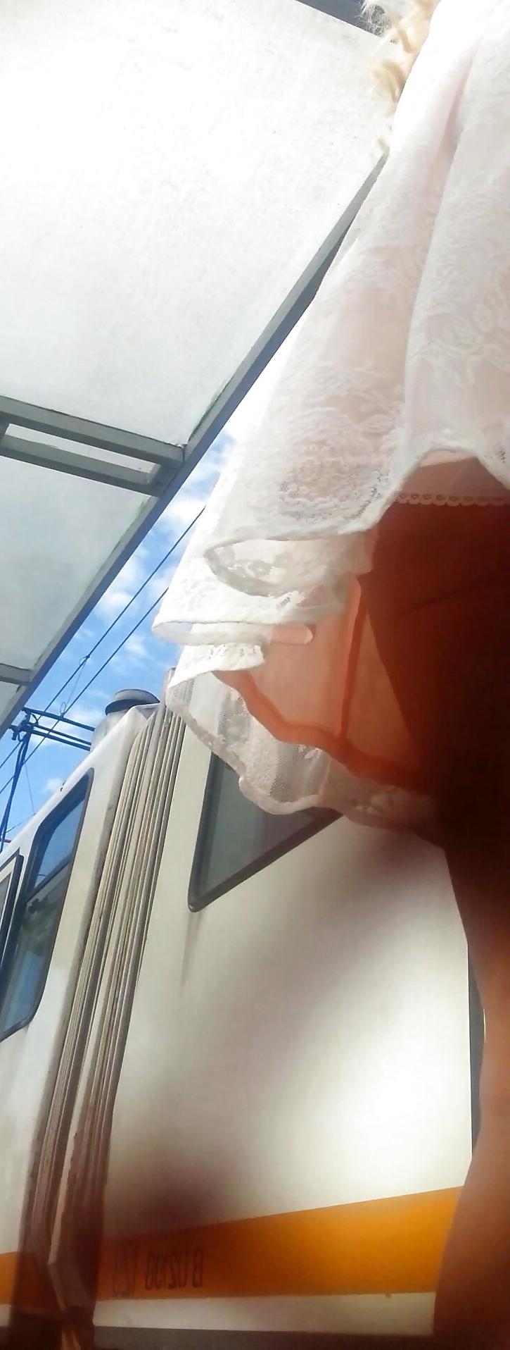 8P Spy sexy mature upskirt romanian
