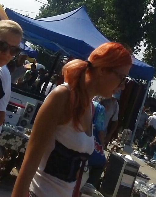 21P Spy old + young sexy bust romanian