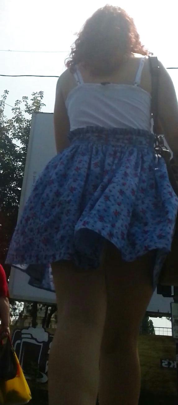 14P Spy sexy teens skirt romanian