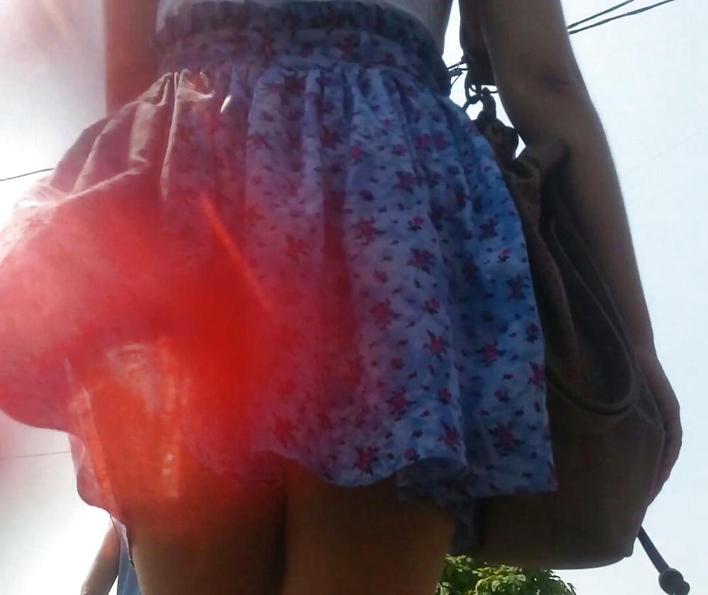 14P Spy sexy teens skirt romanian