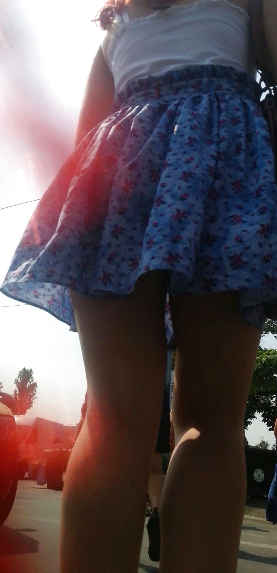 14P Spy sexy teens skirt romanian