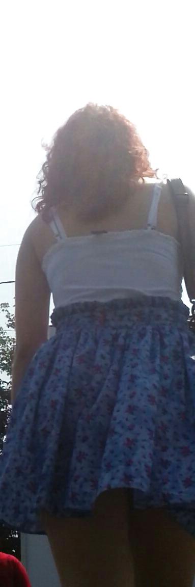 14P Spy sexy teens skirt romanian