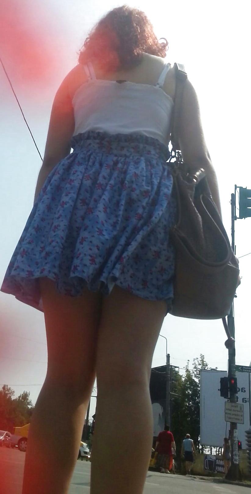 14P Spy sexy teens skirt romanian