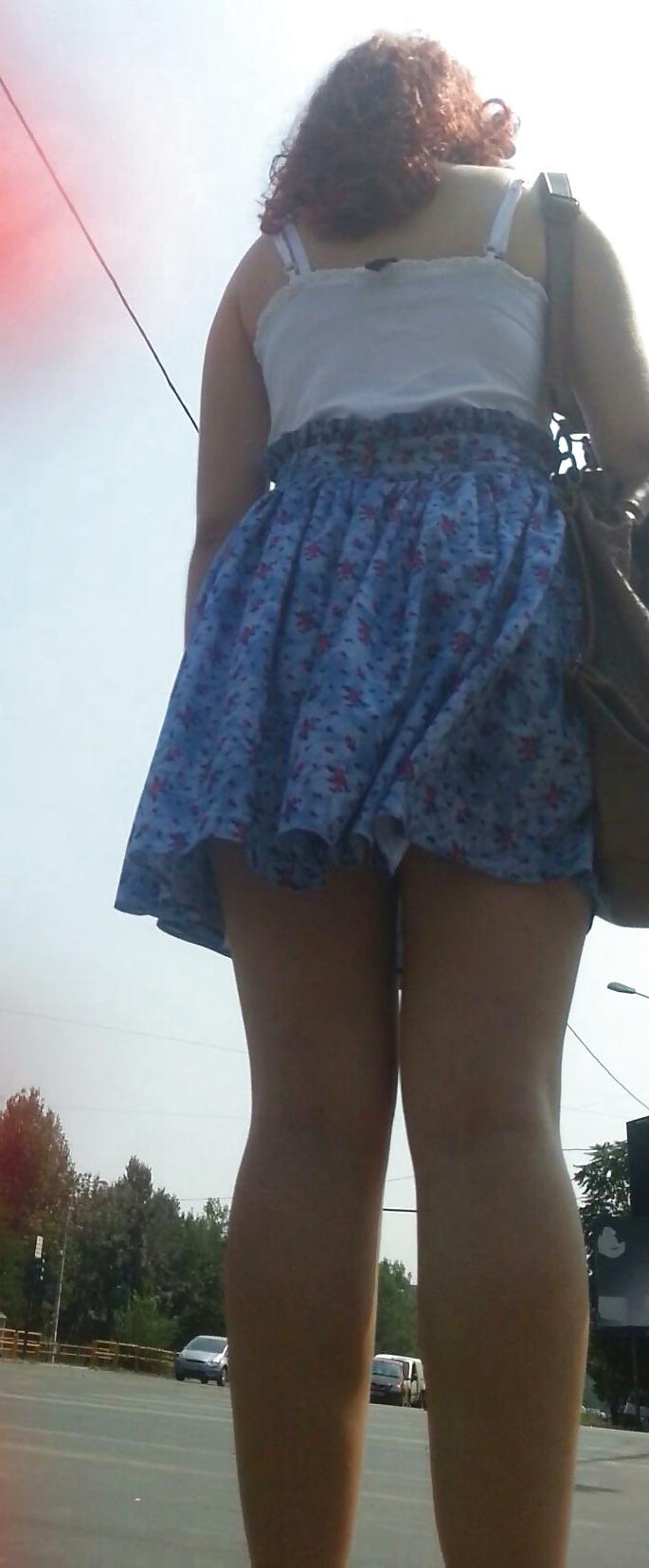 14P Spy sexy teens skirt romanian