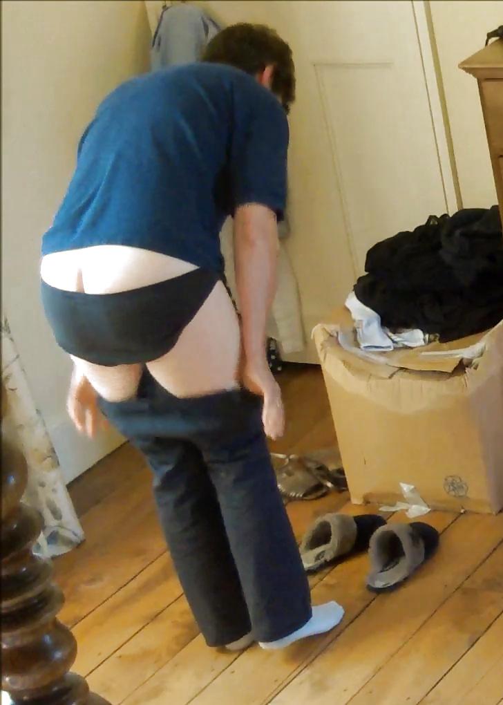 14P Wife dressing and undressing and nude voyeur