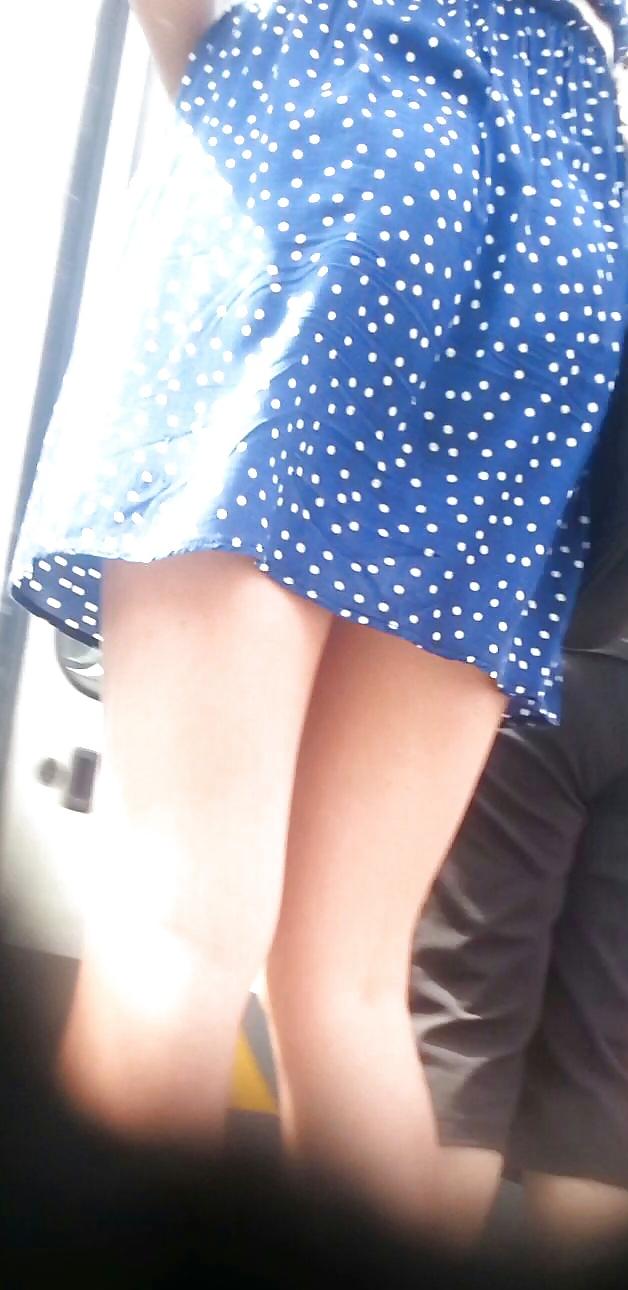 20P Spy old + young sexy skirt romanian