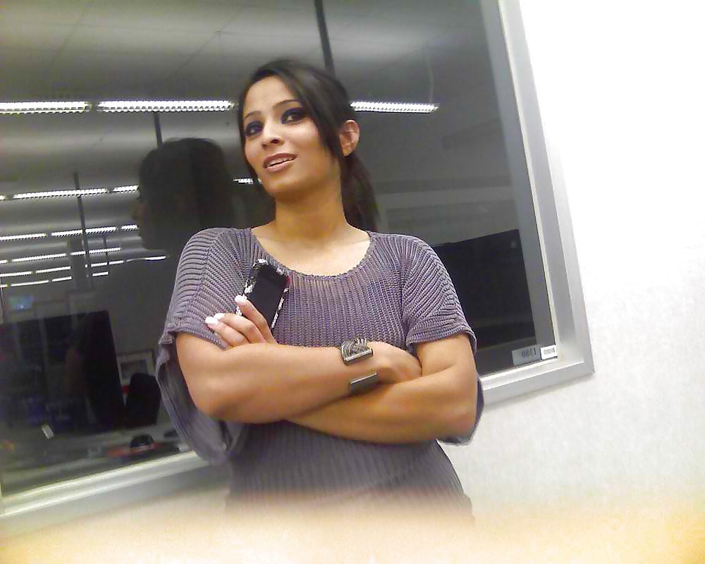 18P Coworker Down Blouse and Upskirt