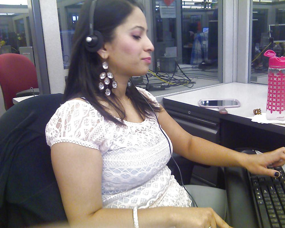 18P Coworker Down Blouse and Upskirt