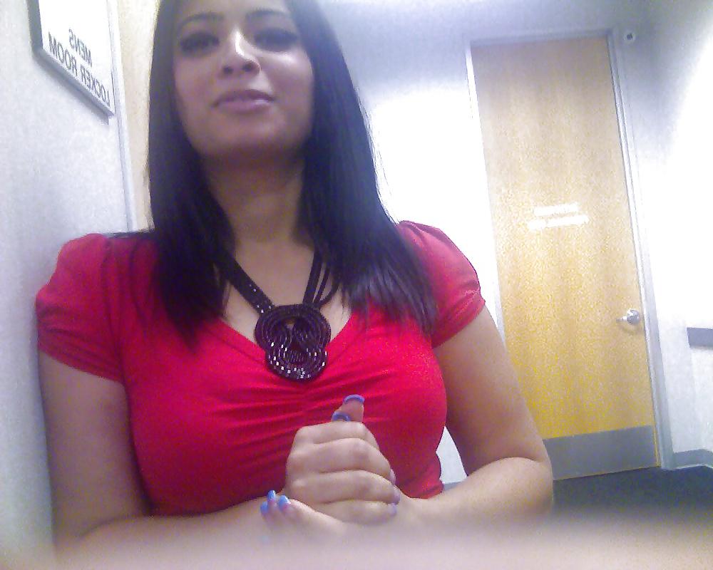 18P Coworker Down Blouse and Upskirt
