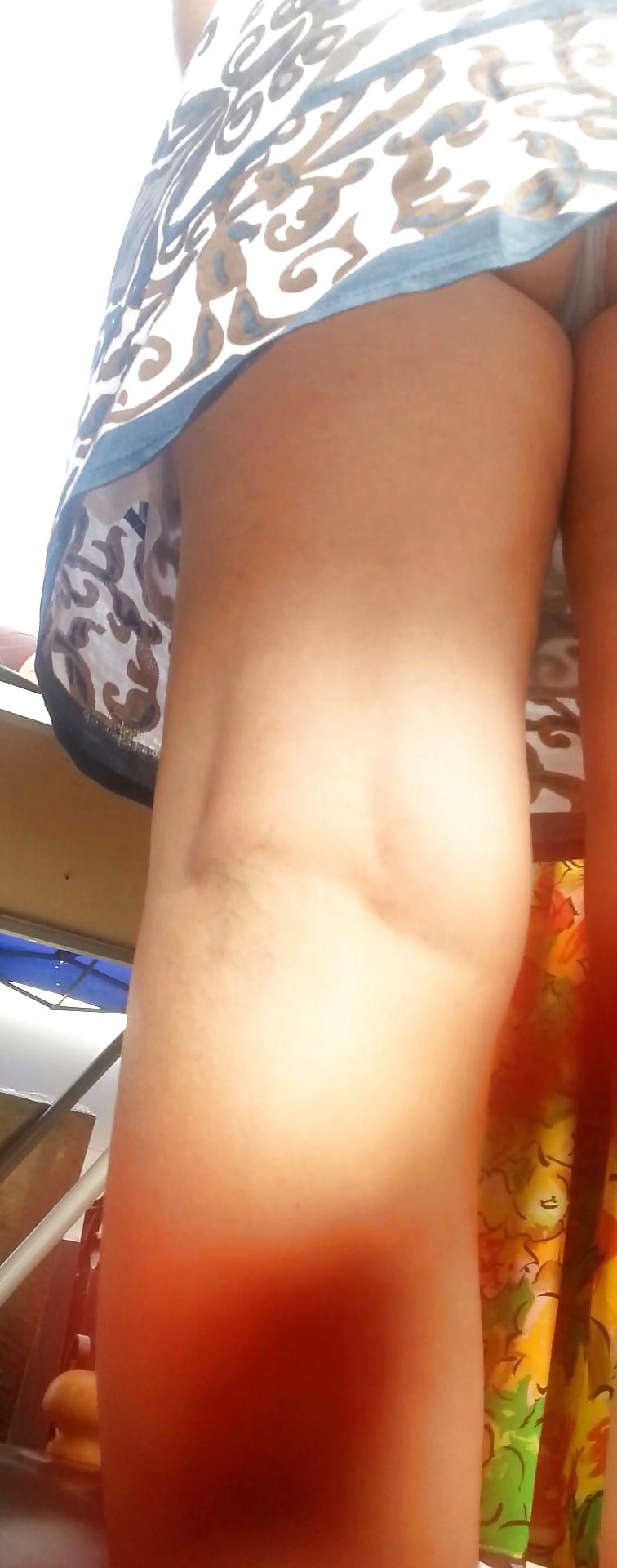 9P Spy sexy mature upskirt romanian