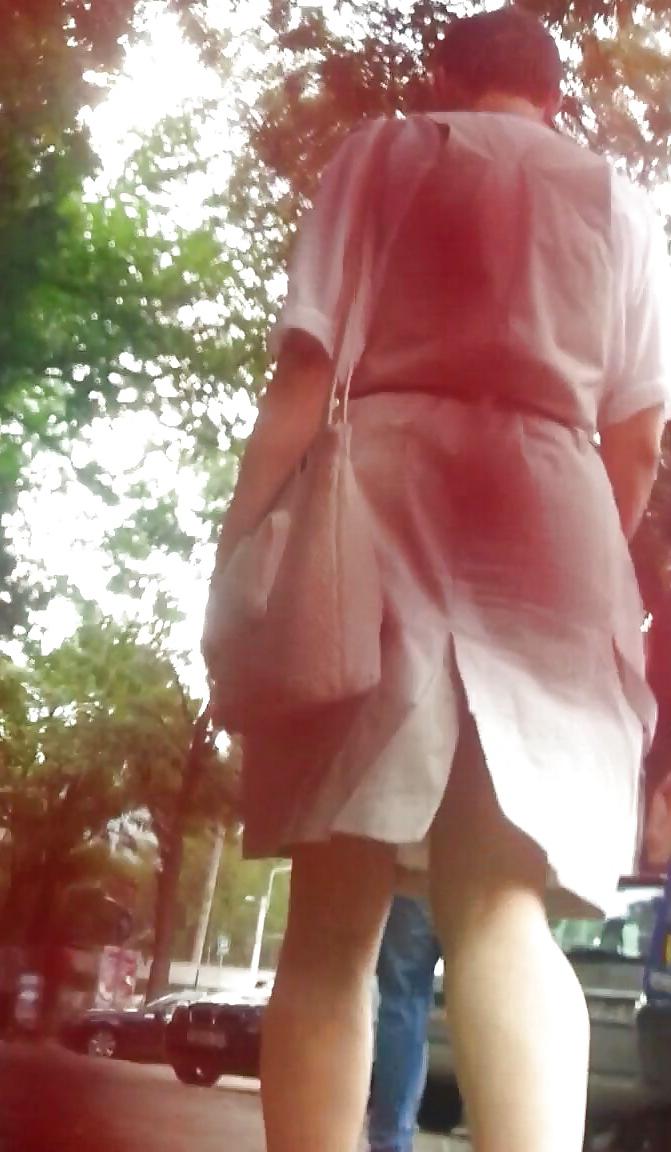 18P Spy old + young sexy skirt romanian