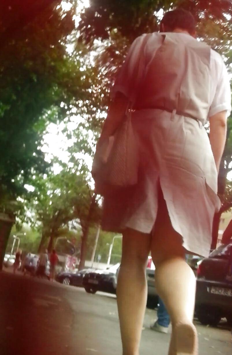 18P Spy old + young sexy skirt romanian