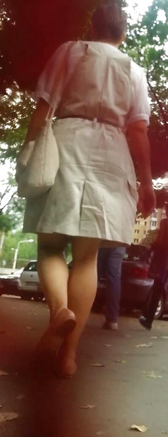 18P Spy old + young sexy skirt romanian