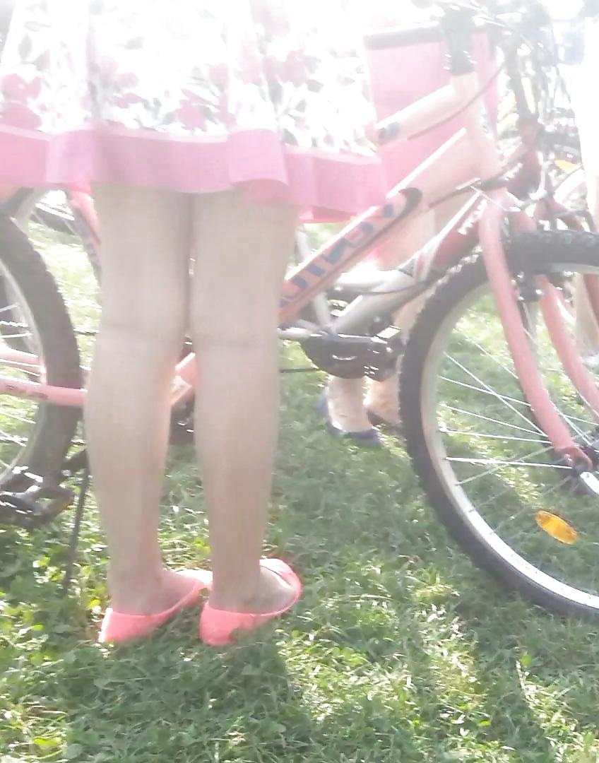 25P Spy sexy skirt and feet romanian