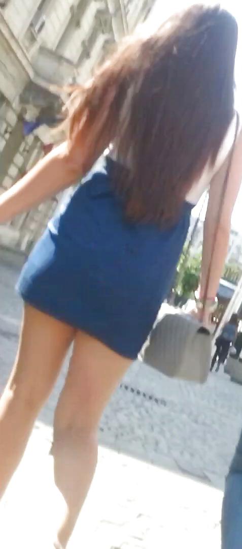 25P Spy sexy skirt and feet romanian
