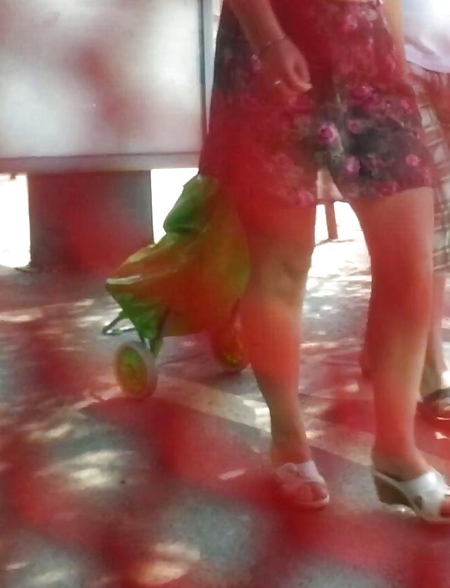25P Spy sexy skirt and feet romanian