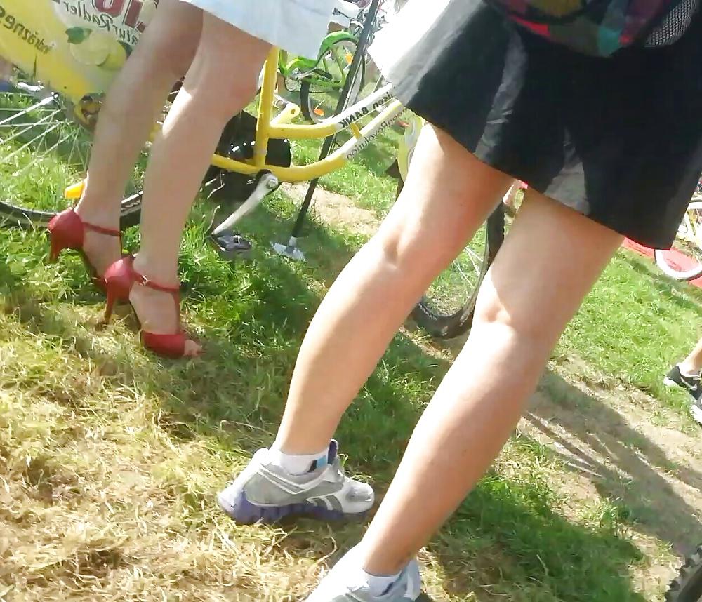 25P Spy sexy skirt and feet romanian