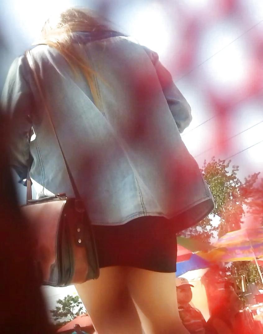 25P Spy sexy skirt and feet romanian