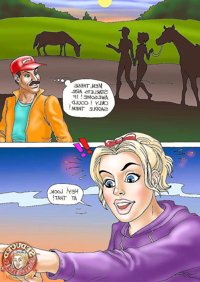 15P Seduced Amanda - Riding a Stallion (en)