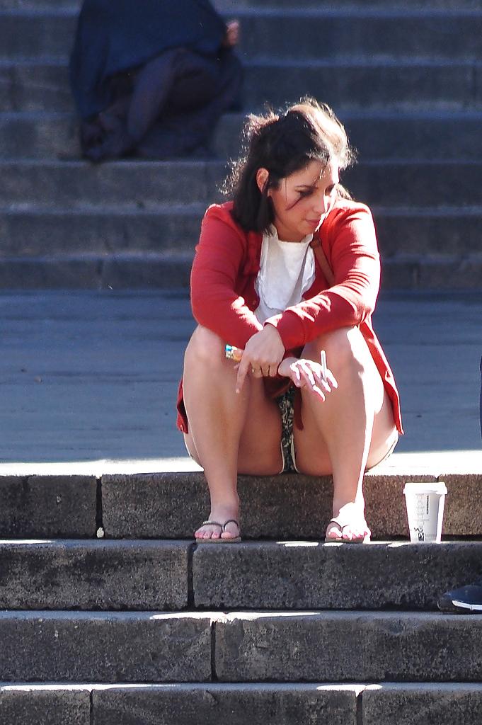 20P Offene Upskirts