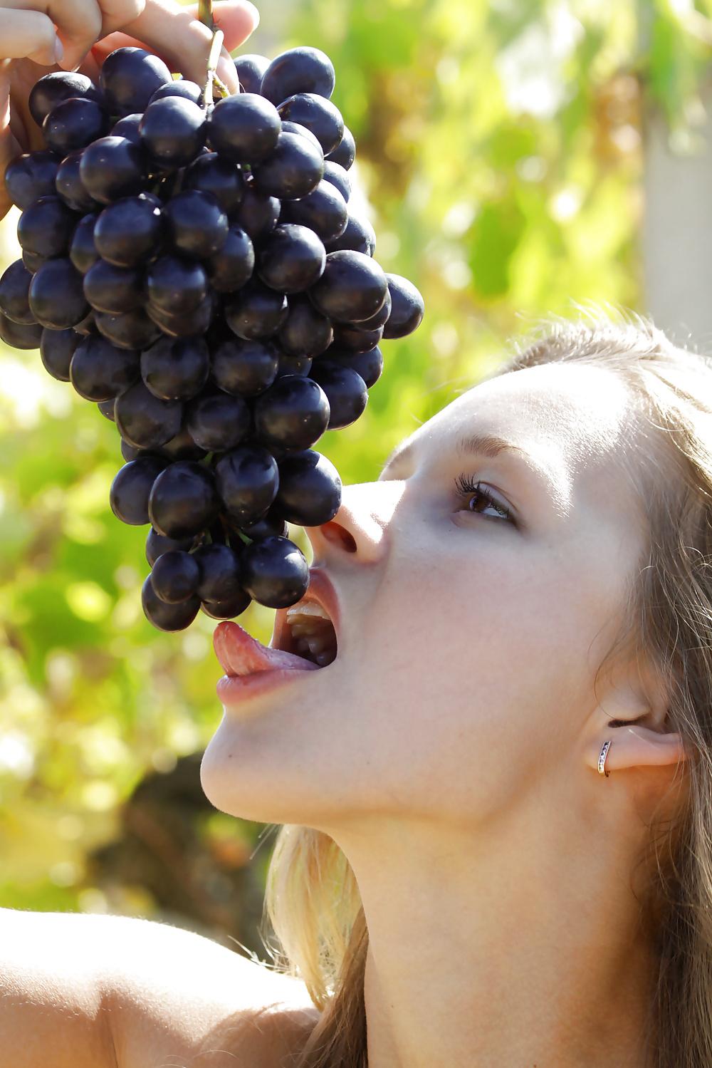 22P Nudist and Grapes