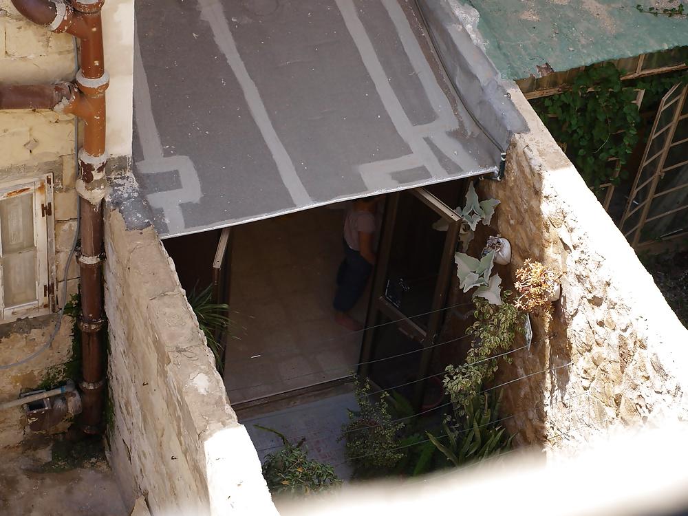 17P Neighbor showing her underwear