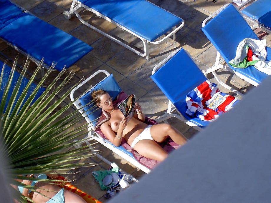 8P Pictures from girls at a hotel pool in cyprus