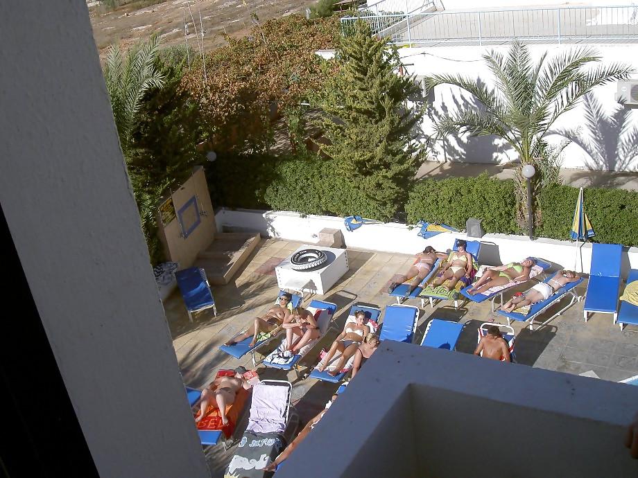 8P Pictures from girls at a hotel pool in cyprus