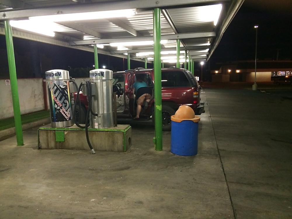 6P Cleaning out the car.