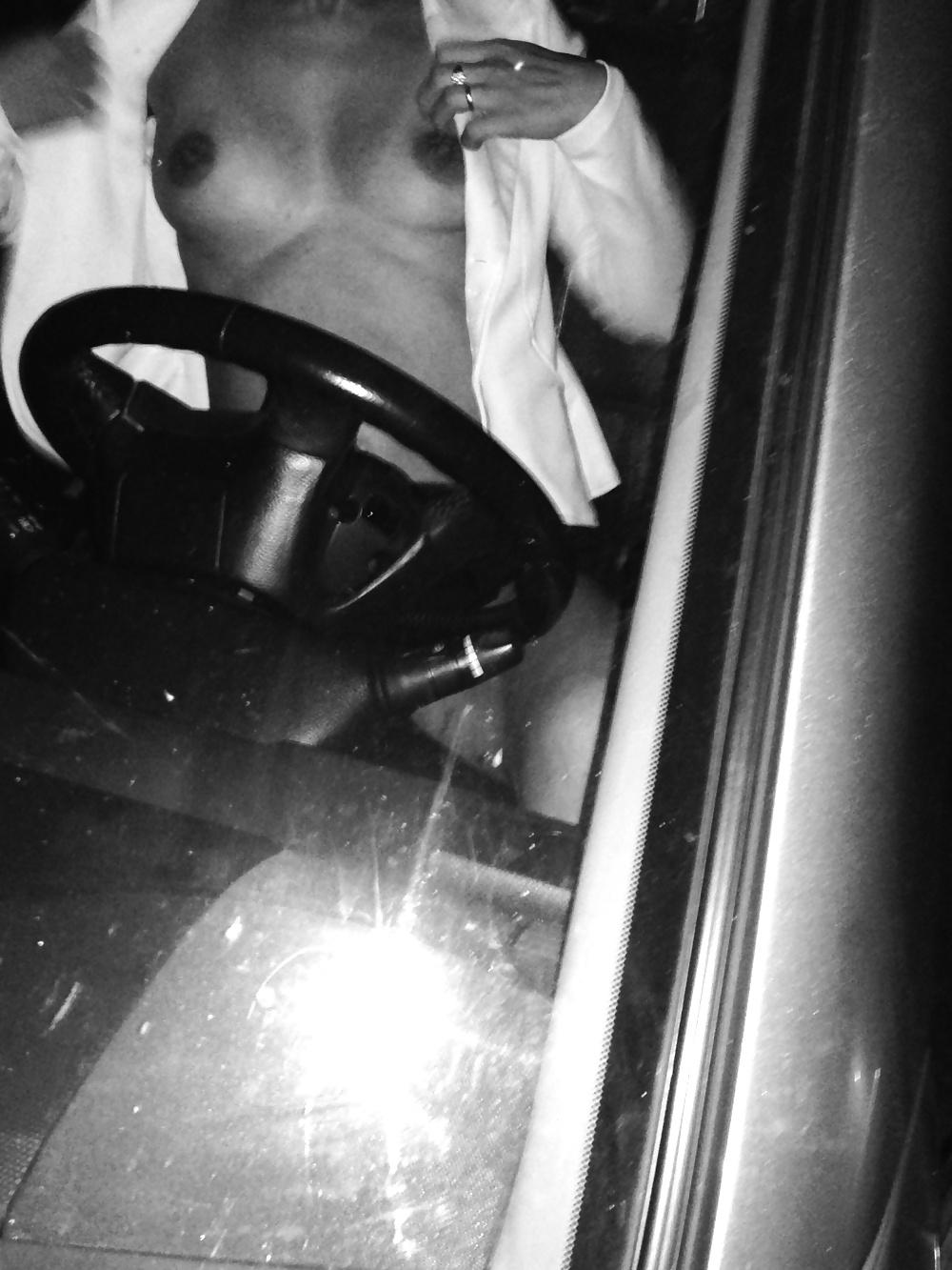 6P B&W in car park