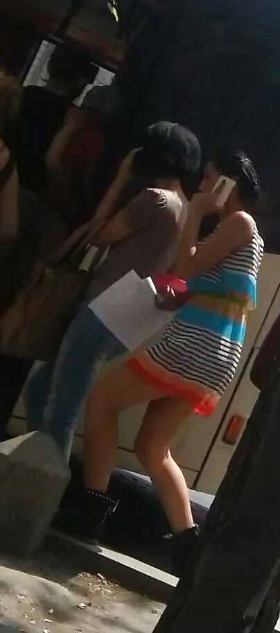 25P Spy sexy teens skirt romanian