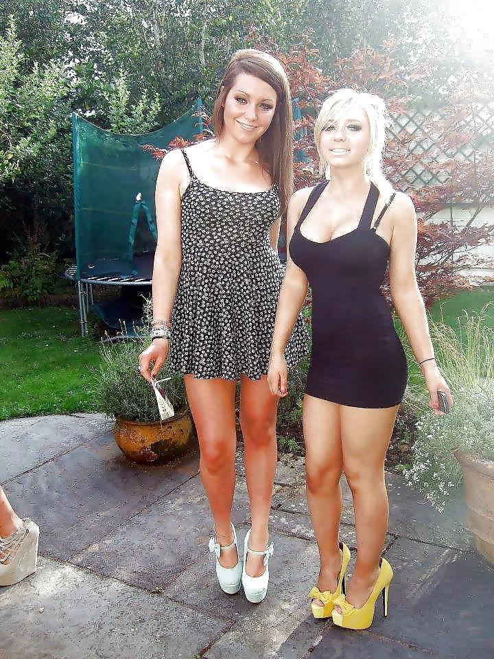 19P Short skirts and sexy legs
