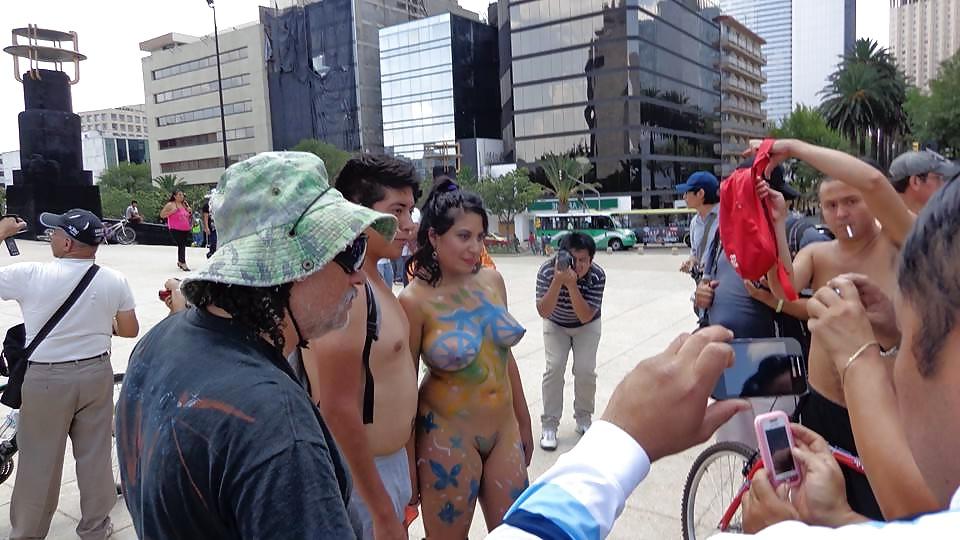 25P World Naked Bike Ride Mexico 2014