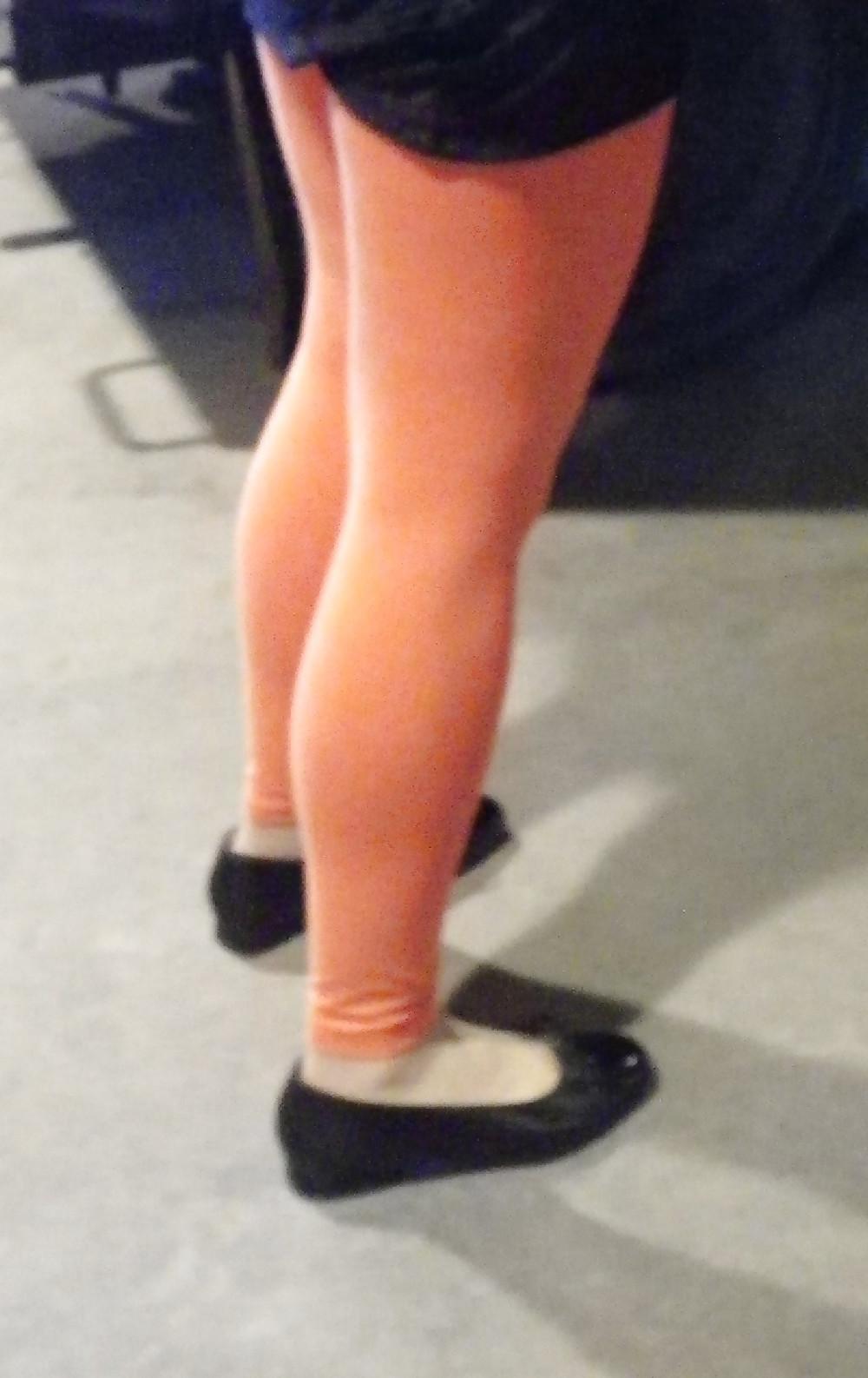 25P Leggings Tight Spandex Latex Lycra - Female