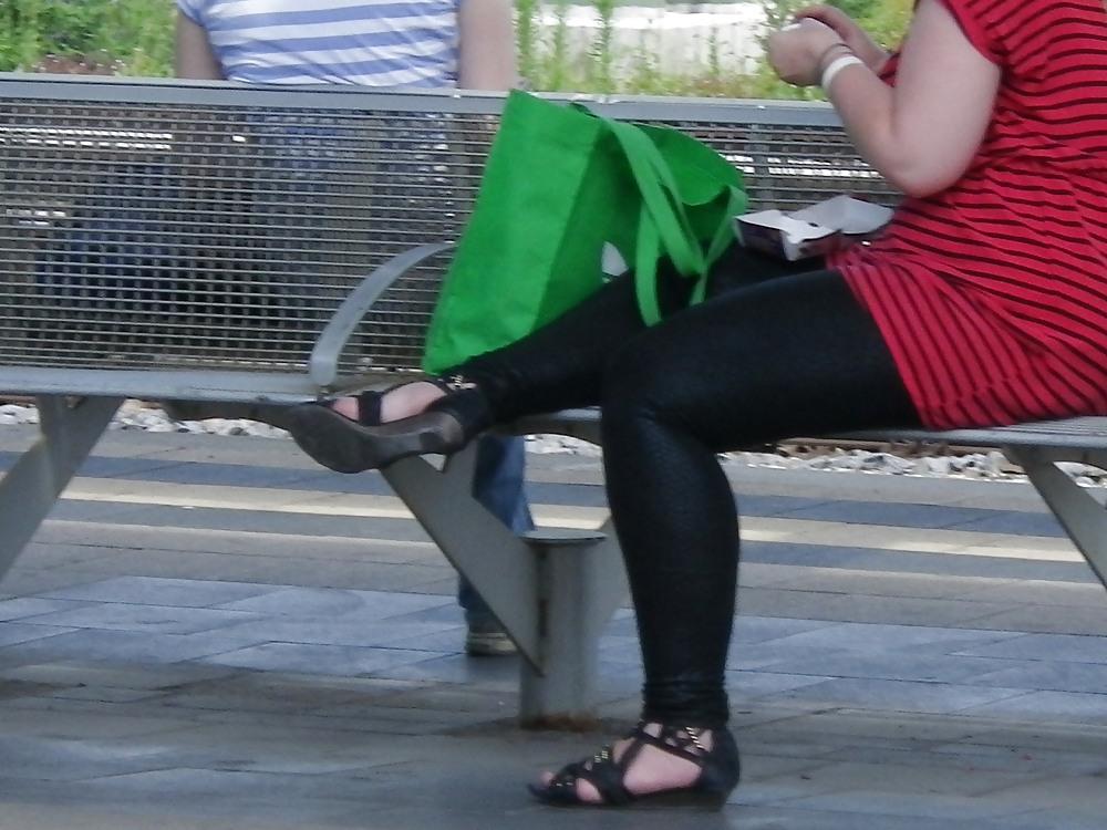 25P Leggings Tight Spandex Latex Lycra - Female