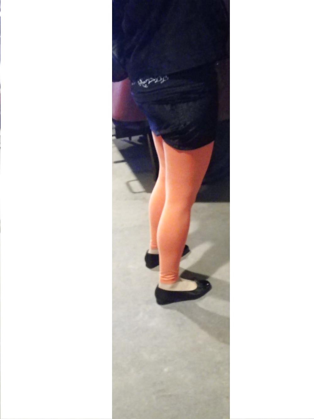 25P Leggings Tight Spandex Latex Lycra - Female