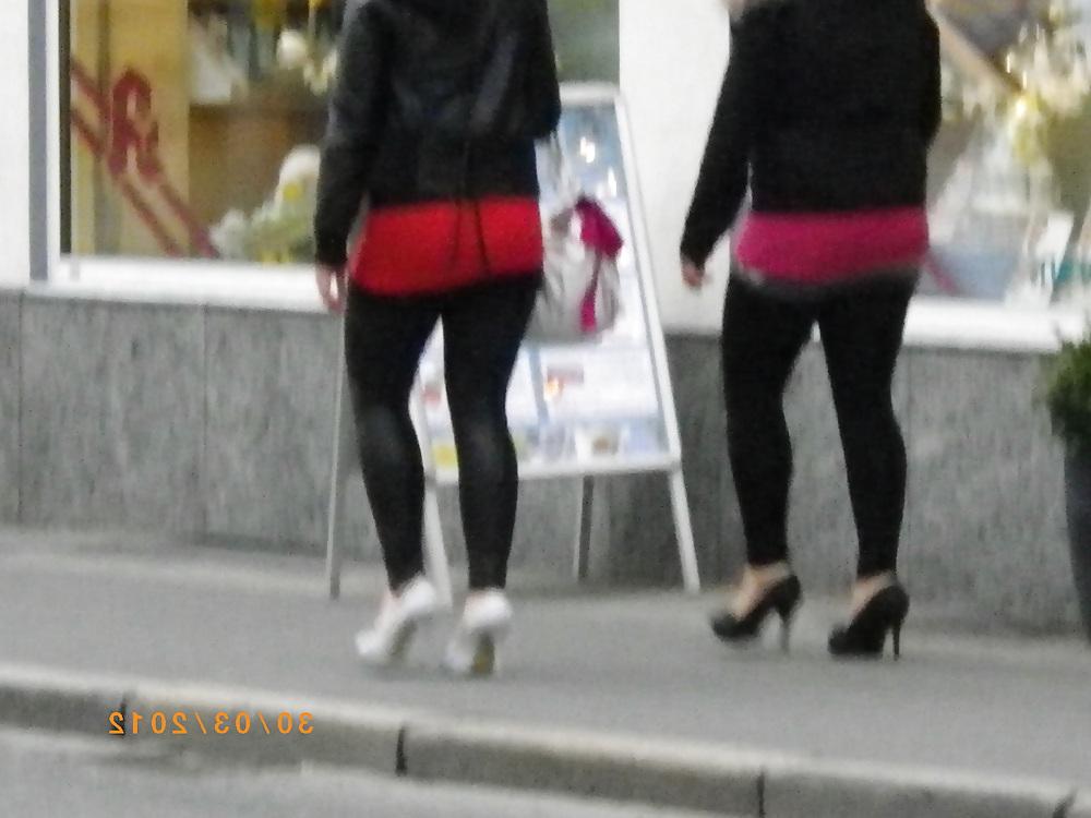 25P Leggings Tight Spandex Latex Lycra - Female