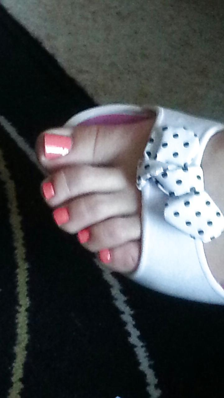 25P French lover wife pink feet toes