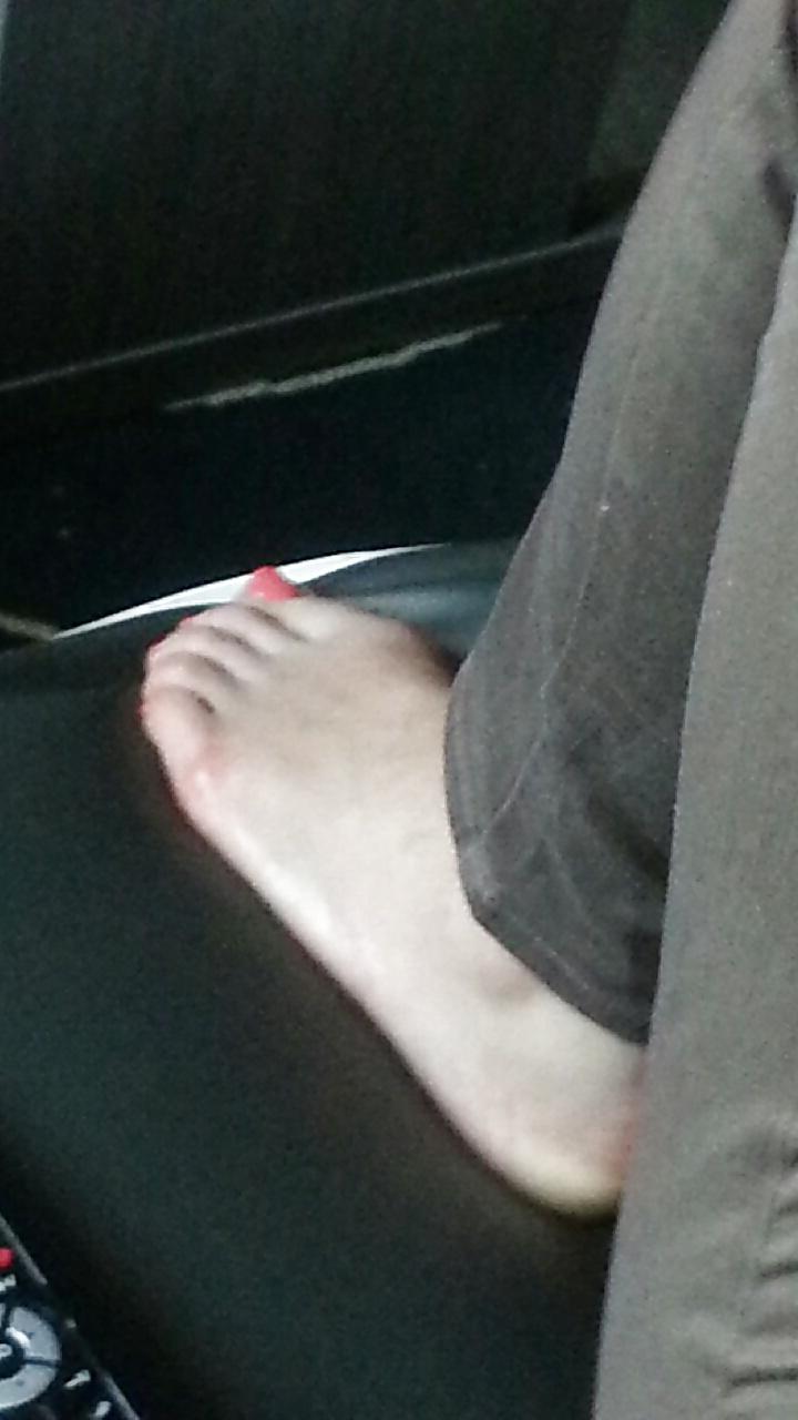 25P French lover wife pink feet toes