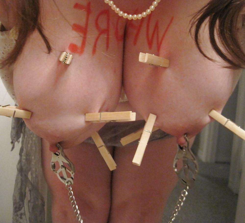 24P Caning whore tits
