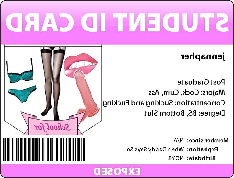 4P Sissy Faggot ID Cards