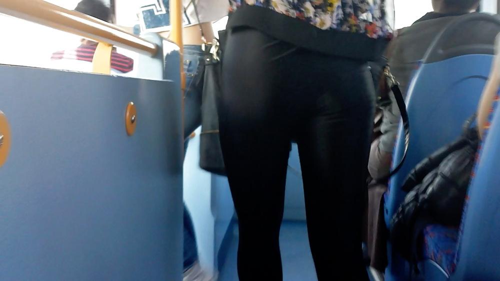 25P Teen Ass In Spandex Leggings 2
