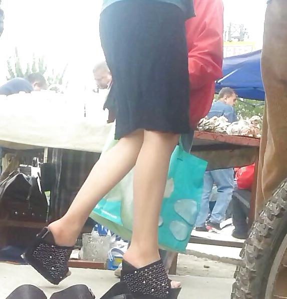 20P Spy feet and nylon romanian