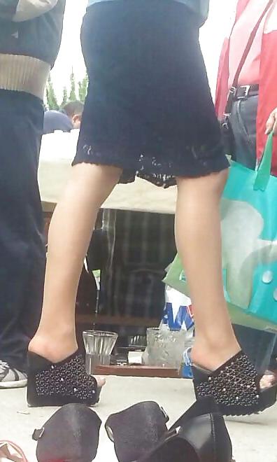 20P Spy feet and nylon romanian