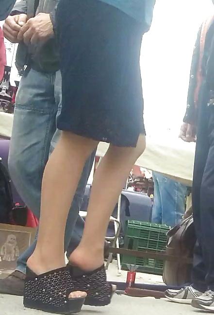 20P Spy feet and nylon romanian