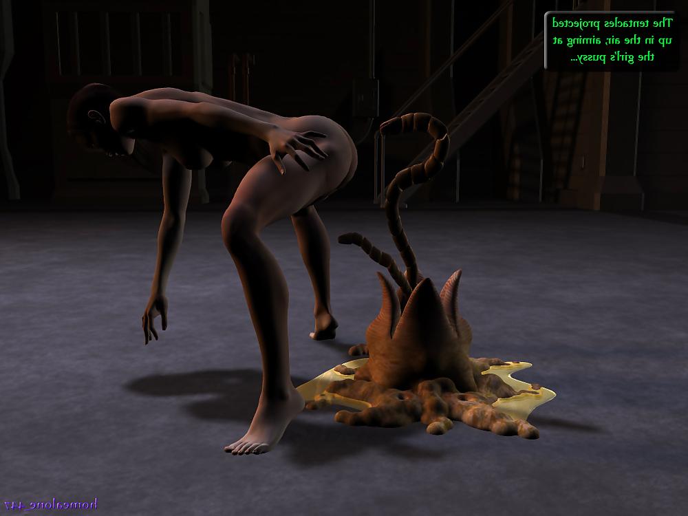 25P 3D monster and Futanari