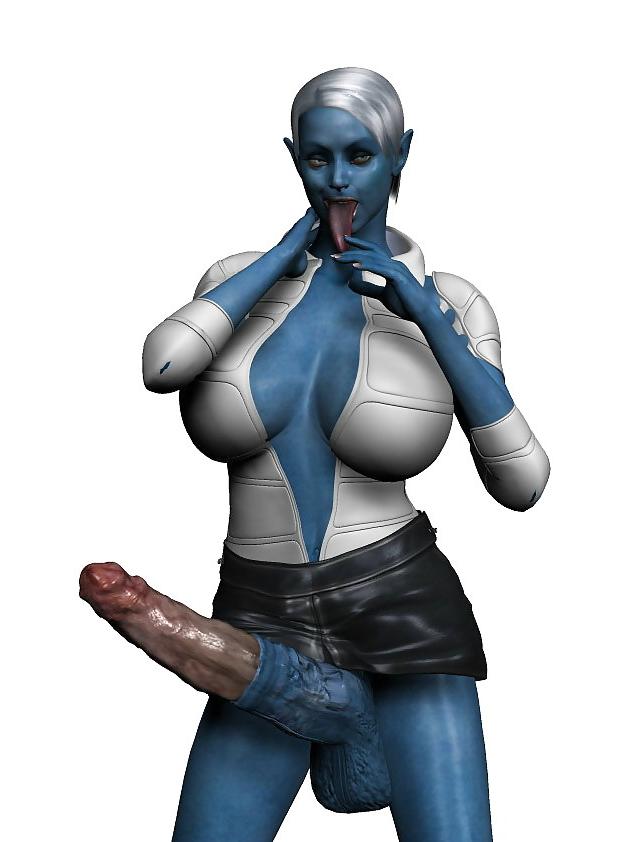 25P 3D monster and Futanari