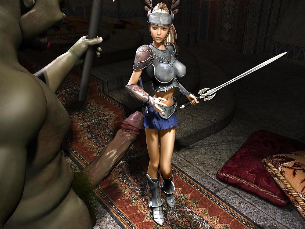 25P 3D monster and Futanari