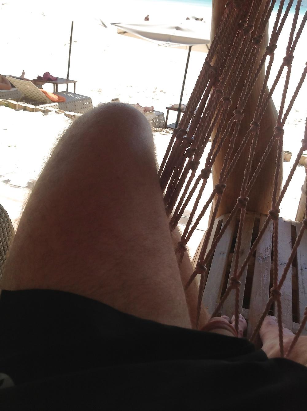 5P Flashing on the beach