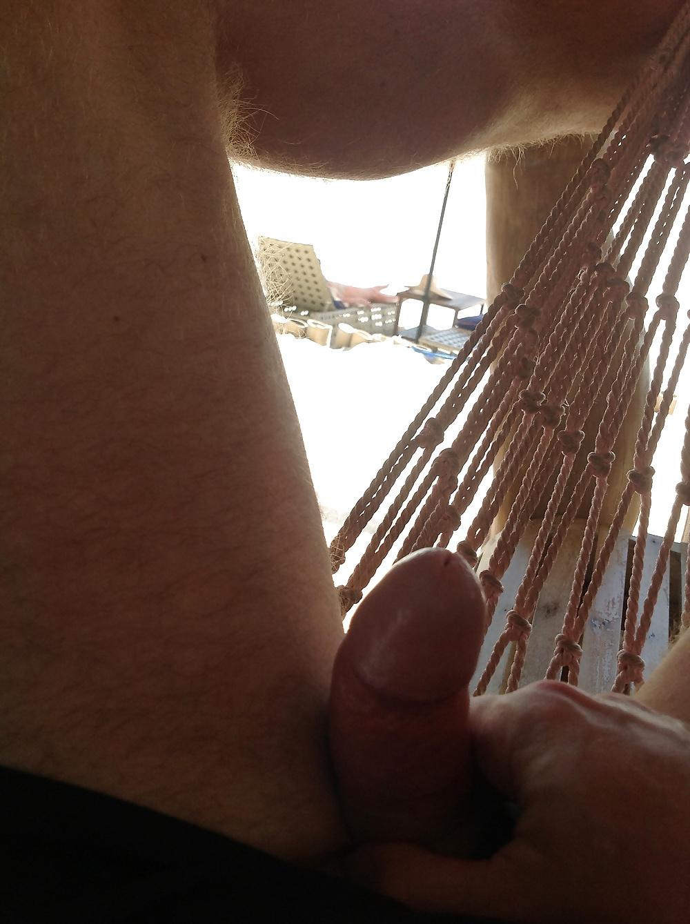5P Flashing on the beach